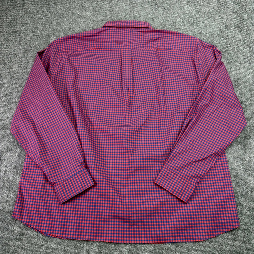 Vineyard Vines Shirt Men XXL Red Gingham OTG On The Go brrr Performance Stretch - Picture 11 of 12